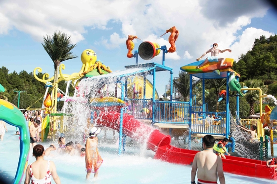 Wässern Sie Spiele für Kinder, Miniwasser-Park mit Kindern schieben (SW-SB)