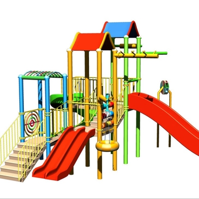 Elternteil-Kindthema-Spiel-Stations-Ausrüstung, das Wasser-Park-Spielplatz der Kinder für 30 Reiter