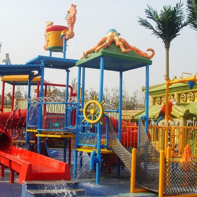 Wasser-Park-Ausrüstungen, das Wasser-Spielplatz der Kinder für 50 Reiter 17,5 * 11 * 7m