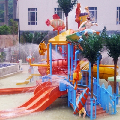 Wasser-Park-Ausrüstungen, das Wasser-Spielplatz der Kinder für 50 Reiter 17,5 * 11 * 7m