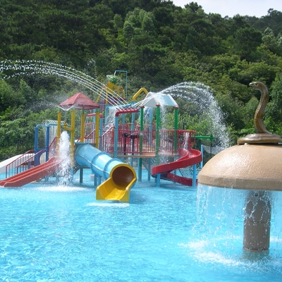 Das Wasser-Spielplatz-System der Soem-Fiberglas-Kinder, schwimmende Pool-Play Ausrüstung