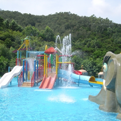 Das Wasser-Spielplatz-System der Soem-Fiberglas-Kinder, schwimmende Pool-Play Ausrüstung