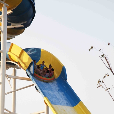 Fiberglas-Aqua-Park-Ausrüstung, riesige Bumerang-Wasserrutsche für Erholungsort