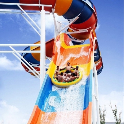 Riesige Aqua-Park-Ausrüstungs-aufregende Swimmingpool-Fiberglas Waterslides für Erwachsene