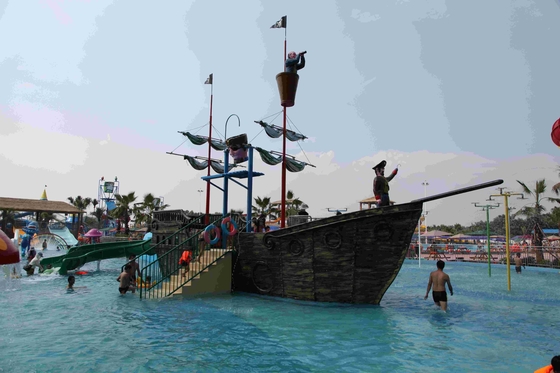 Seeräuber-Aqua-Spiel-Wasser-Park-Ausrüstung/fertigte Fiberglas-Piraten-Schiff besonders an
