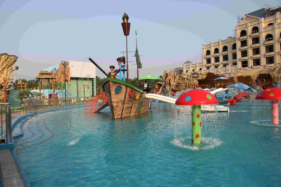 Fiberglas-Aqua-Spielgeräte-Piraten-Schiff benutzt, um Wasser-Parks zu errichten