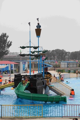 Fiberglas-Aqua-Spielgeräte-Piraten-Schiff benutzt, um Wasser-Parks zu errichten