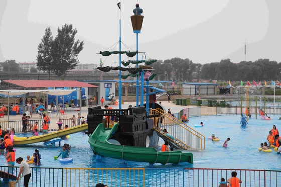 Kundengebundenes Fiberglas-Piraten-Schiff/starke Aqua-Spritzen-Wasser-Park-Ausrüstung