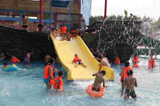 Seeräuber-Aqua-Spiel-Wasser-Park-Ausrüstung/fertigte Fiberglas-Piraten-Schiff besonders an