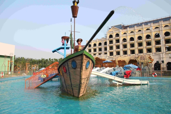 Seeräuber-Aqua-Spiel-Wasser-Park-Ausrüstung/großes Ferienzentrum-Fiberglas-Piraten-Schiff