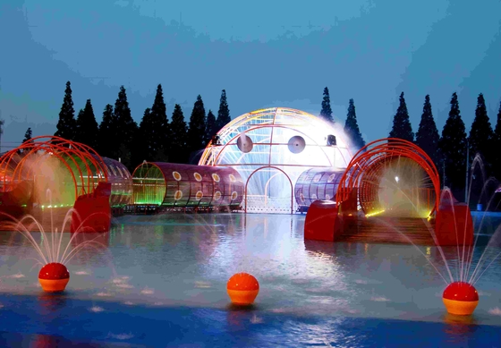 Unterhaltungs-Krabben-Labyrinth-Fiberglas-Ausrüstungs-Wasser-Park-im Freien großes Aqua-Spiel
