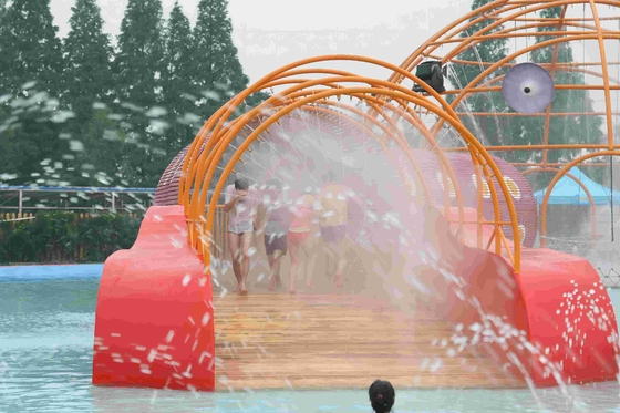 Unterhaltungs-Krabben-Labyrinth-Fiberglas-Ausrüstungs-Wasser-Park-im Freien großes Aqua-Spiel