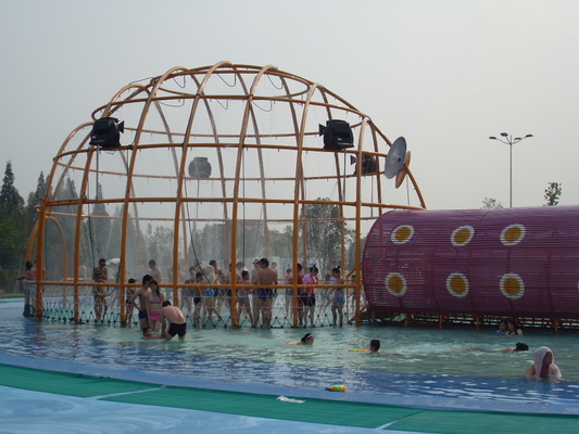 Unterhaltungs-Krabben-Labyrinth-Fiberglas-Ausrüstungs-Wasser-Park-im Freien großes Aqua-Spiel