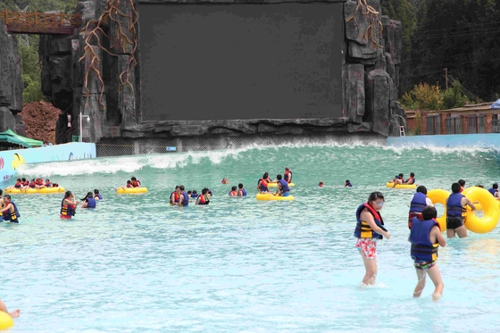Enormes Luftkompressor-Energie-Wellenbad mit 3m Wellenhöhe für großen Wasser-Park