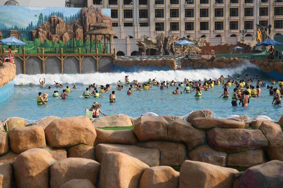 Tsunami-Welle Wasserpark Wellenmaschine für Familienvergnügen im Aquapark 3 Meter