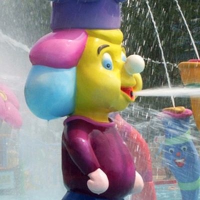 Wasser Sprayground-Spray-Park-Ausrüstung, Affe-Karikatur-geformter Aqua-Spiel-Wasser-Park