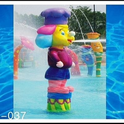 Wasser Sprayground-Spray-Park-Ausrüstung, Affe-Karikatur-geformter Aqua-Spiel-Wasser-Park