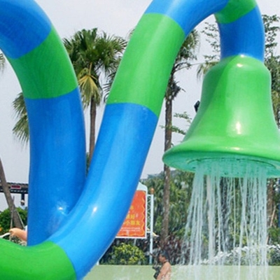 Spray-Park Equpment-Fiberglas-Dusche im Freien für Wasser-Spiele/fertigte Wasserrutsche besonders an