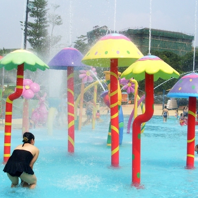 Fiberglas-Wasser-Spray-Park-Ausrüstung im Freien/Wasserspielgeräte für Kinder
