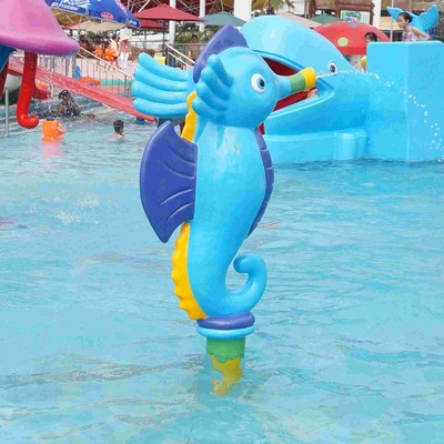 Kinderspray-Park-Ausrüstung, Wasser-Spiel-Spray-Karikatur-Hippokamp für Wasser-Park