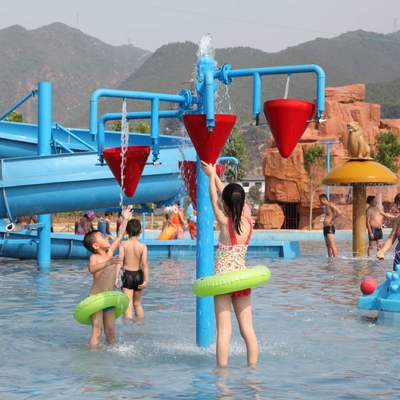 Bunte Karpfen-Spray-Park-Ausrüstung für Kinder/Kinder in der Wasser-Park-Fiberglas-Ausrüstung