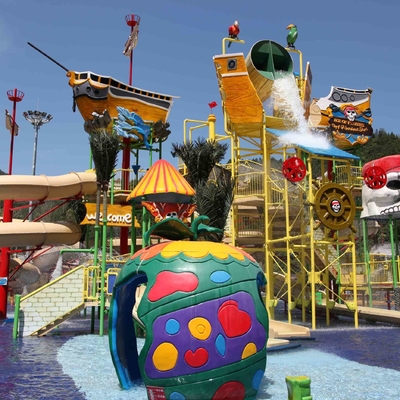 Bunte Karpfen-Spray-Park-Ausrüstung für Kinder/Kinder in der Wasser-Park-Fiberglas-Ausrüstung