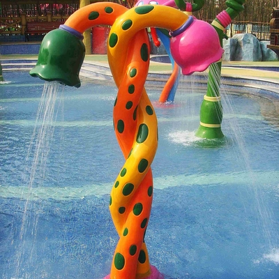 Bunte Fiberglas-Spray-Wasser-Ausrüstung für Kinder/Kinder fertigte Produkte besonders an