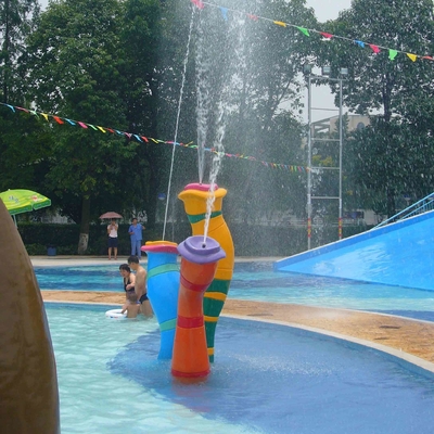 Kundengebundene Karpfen-Karton-Spray-Park-Aqua-Park-Ausrüstung für Kinder-/Kinderspaß