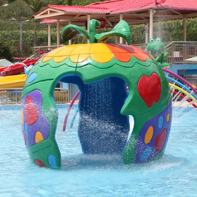 Kundengebundene bunte Karpfen-Spray-Aqua-Park-Ausrüstung für Kinder-/Kinderspaß im Swimmingpool