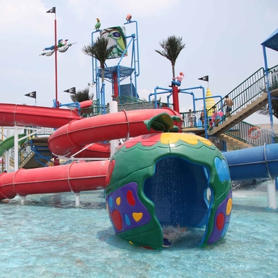 Kundengebundene bunte Karpfen-Spray-Aqua-Park-Ausrüstung für Kinder-/Kinderspaß im Swimmingpool