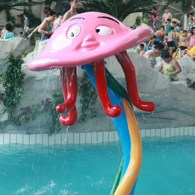 Bunter Karpfen-Spray-Park-Ausrüstungs-/das Wasser-Spielplatz der Kinder