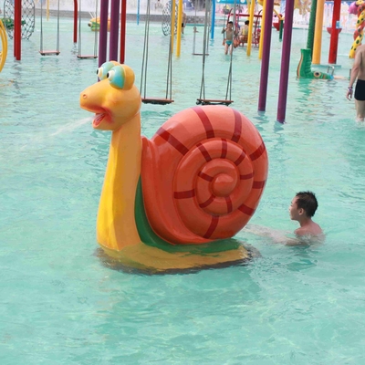 Fiberglas-Wasser-Spiel-Spray-Park-Ausrüstung mit dem Karikatur-Tier geformt