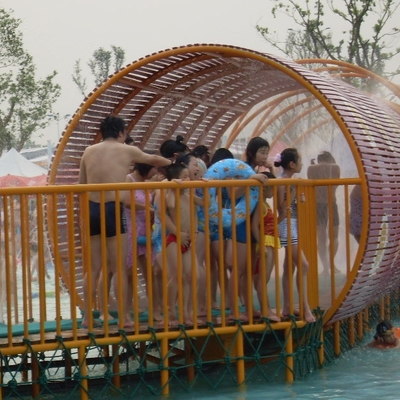 PVC-Spray-Park strukturiert Spielplatzgeräte mit 0.3~0.6m Wasser-Tiefe