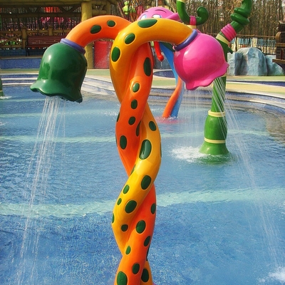 Wasser-Spray-Park-Ausrüstung mit Wasserpumpenmaschine in Spaß waterparks
