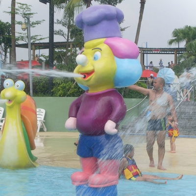 Fiberglasstatue benutzt, um waterpark, Wasserparkausrüstung zu errichten