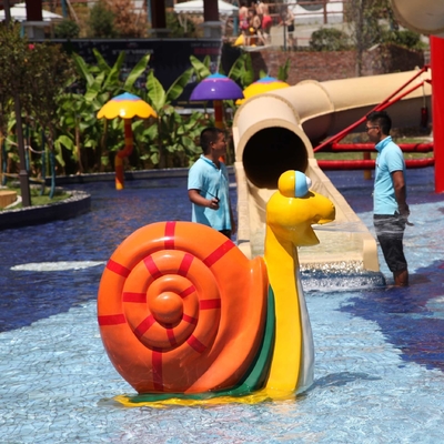 Wasser-Schnecken-Aqua-Spiel, Spray-Wasser-Spielplatzgeräte für 1 - 2 Personen