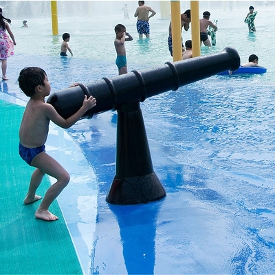Kundengebundene Spray-Park-Ausrüstung, Fiberglas-Wasser-Farbspritzpistole mit SGS-Wasserrutschelieferanten