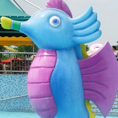 Kinderspray-Park-Ausrüstung, Wasser-Spiel-Spray-Karikatur-Hippokamp für Wasser-Park