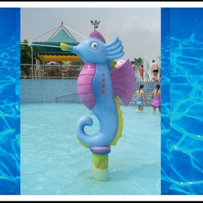 Kinderspray-Park-Ausrüstung, Wasser-Spiel-Spray-Karikatur-Hippokamp für Wasser-Park