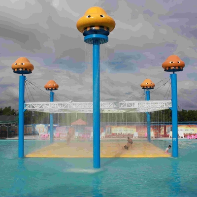 Quallen-Weltgroße Aqua-Spiel-Spray-Park-Ausrüstungs-Karikatur-Stahlstrukturen