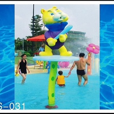 Lustige Spray-Park-Ausrüstung, farbiger Spray-Bär für Kinder/Erwachsene für Wasser-Park
