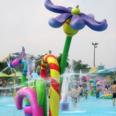 Kundengebundene Blumen-Spray-Wasser-Spielplatzgeräte, Vergnügungspark-Ausrüstung