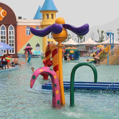 Kundengebundene Blumen-Spray-Wasser-Spielplatzgeräte, Vergnügungspark-Ausrüstung