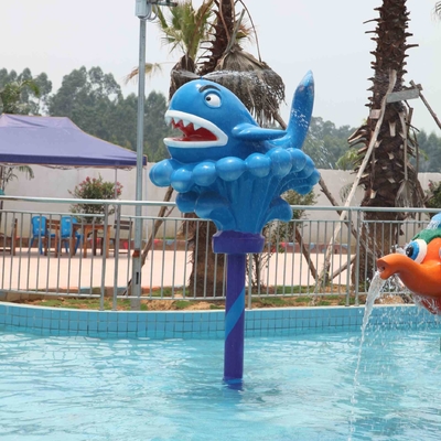 Karikatur-Wal-Spray-Spielgeräte für Kinder/Erwachsene, 0,3 - 0.6m Wasser-Tiefe