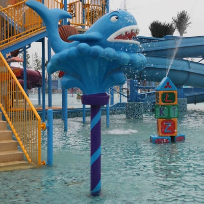 Spray-Wasser-Spiel für Kinder, Karikatur-Art-Fiberglas-Aqua-Park-Ausrüstung für Verkauf