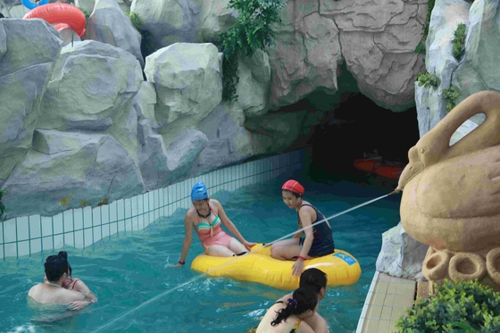 Großer fauler Fluss-Ausrüstungs-/Aqua-Spiel-Park galvanisierte die Kohlenstoffstahl-Unterstützung