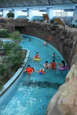 Großer fauler Fluss-Ausrüstungs-/Aqua-Spiel-Park galvanisierte die Kohlenstoffstahl-Unterstützung