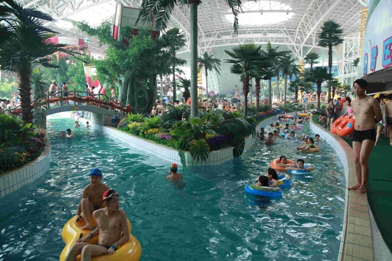 Starker großer Wasser-Park-fauler Fluss/galvanisierte die Kohlenstoffstahl-Unterstützung