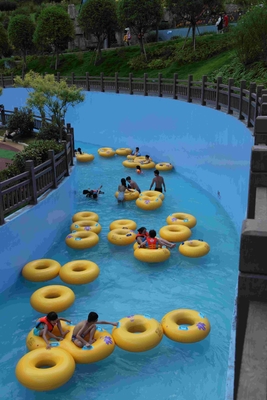 Faule Fluss-Pools des Aqua-Freizeitpark-schwimmenden Geräts für Erwachsenen und Kinder im riesigen Wasser-Park
