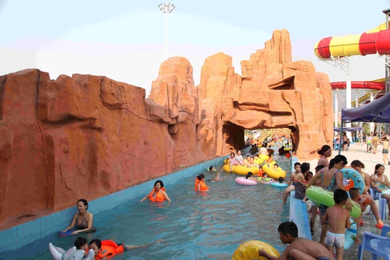 Faule Fluss-Pools des Aqua-Freizeitpark-schwimmenden Geräts für Erwachsenen und Kinder im riesigen Wasser-Park